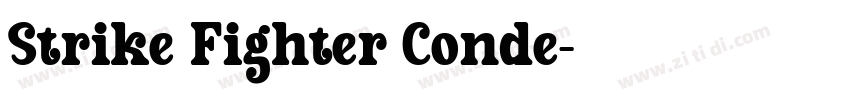 Strike Fighter Conde字体转换